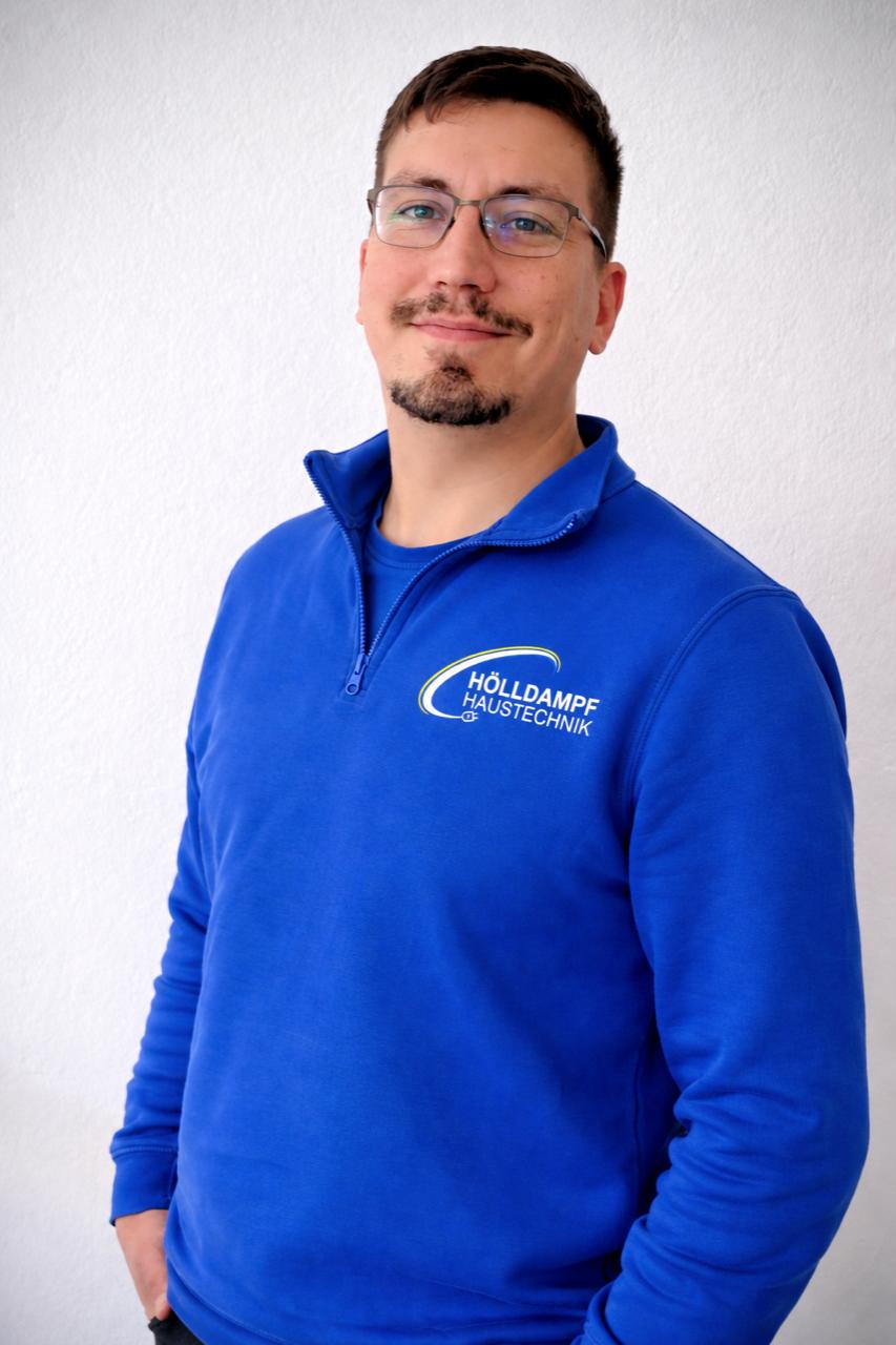 Marcel Hölldampf, Geschäftsführer und Elektrotechnikermeister von Haustechnik Hölldampf
